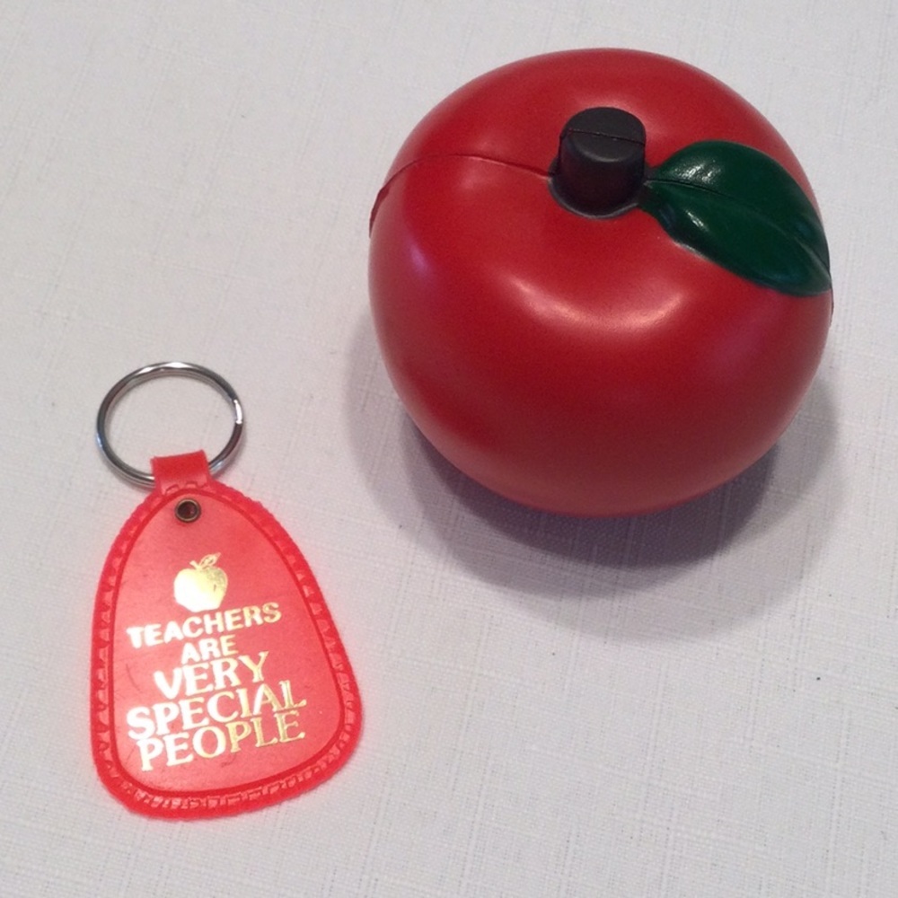 Teacher Key Chain & Apple Stress Ball​